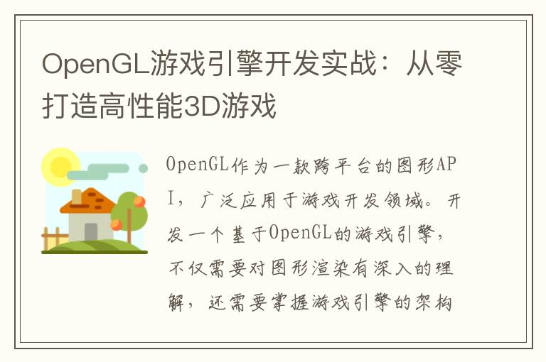OpenGL游戏引擎开发实战：从零打造高性能3D游戏