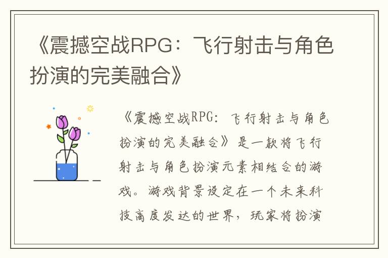 《震撼空战RPG：飞行射击与角色扮演的完美融合》
