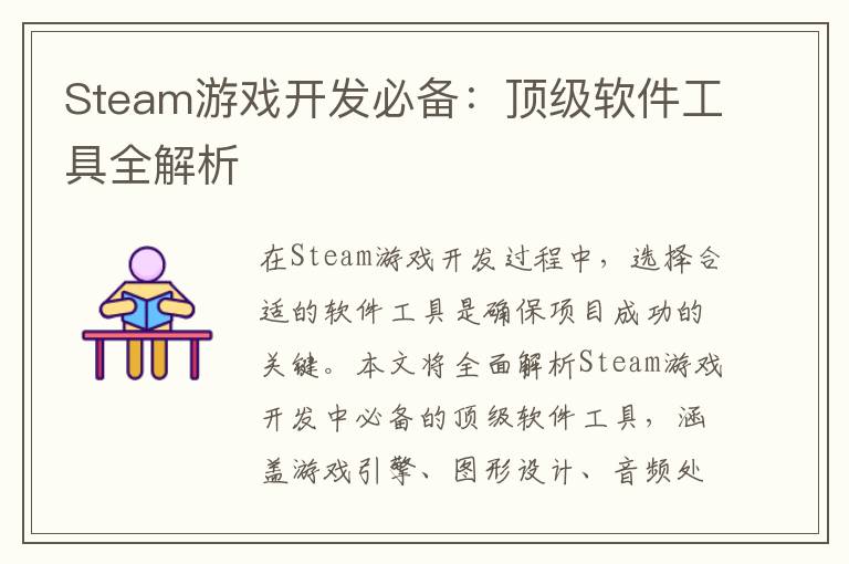 Steam游戏开发必备：顶级软件工具全解析